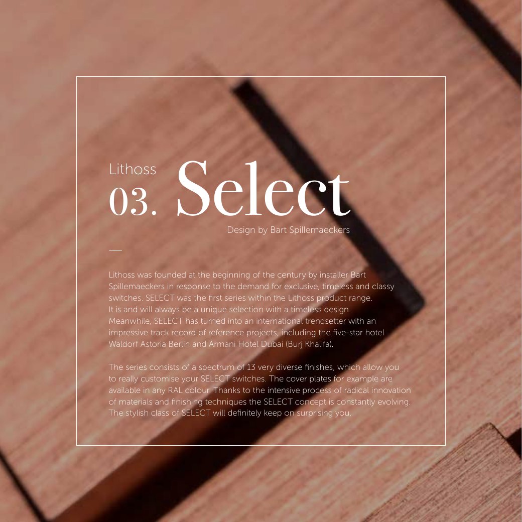 Lithoss Select collection