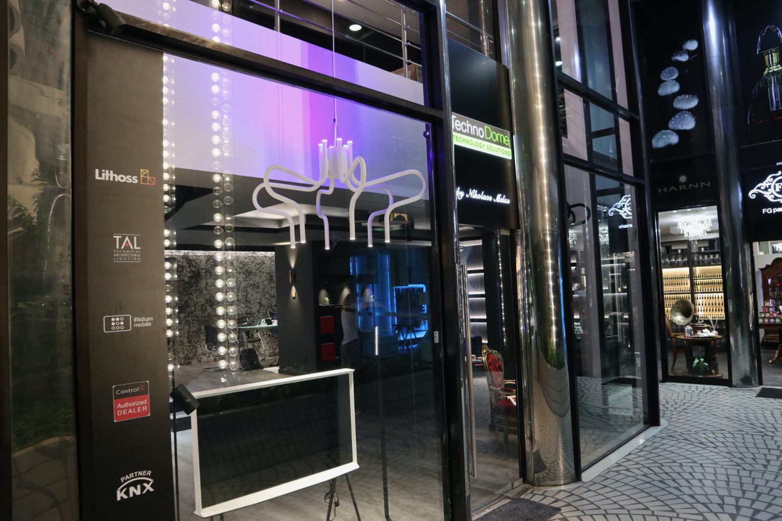 TechnoDome live showroom in Glyfada